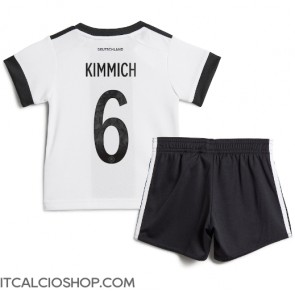 Germania Joshua Kimmich #6 Prima Maglia Bambino Mondiali 2022 Manica Corta (+ Pantaloni corti)